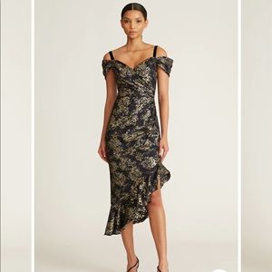 SALE❤️THEIA Freya Draped Cocktail Dress